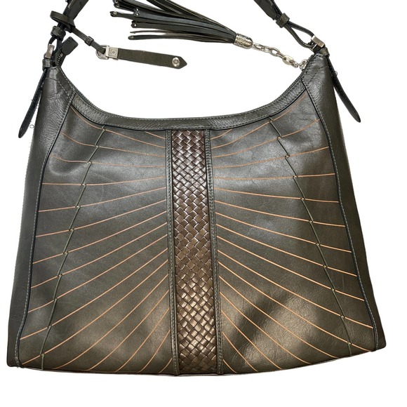 NTW Cole Haan Huarache square hobo purse - Picture 2 of 11